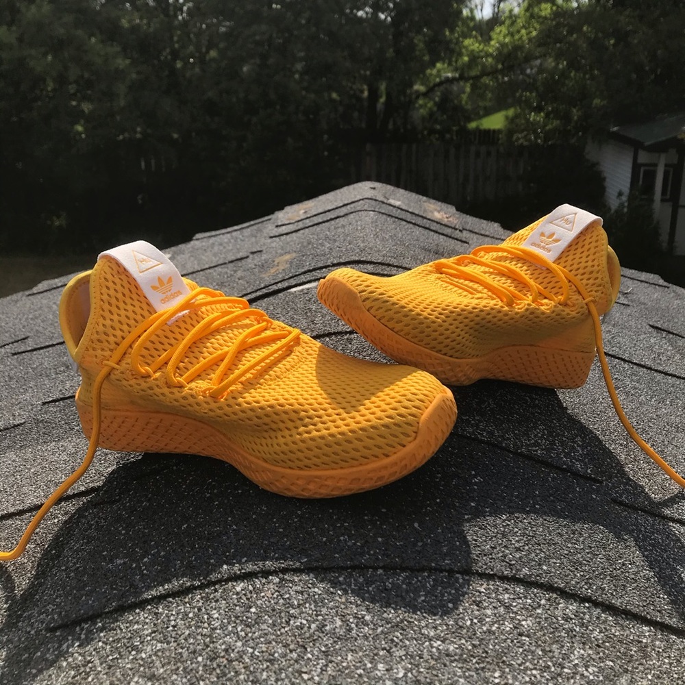 adidas pharrell x tennis hu gold